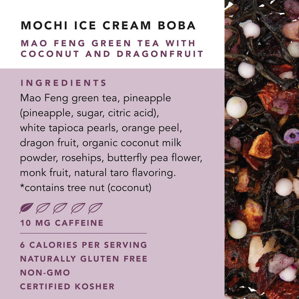 Mochi Ice Cream Boba Tea In Sachets