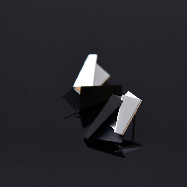 Quire Ear Jackets - Black & Gold