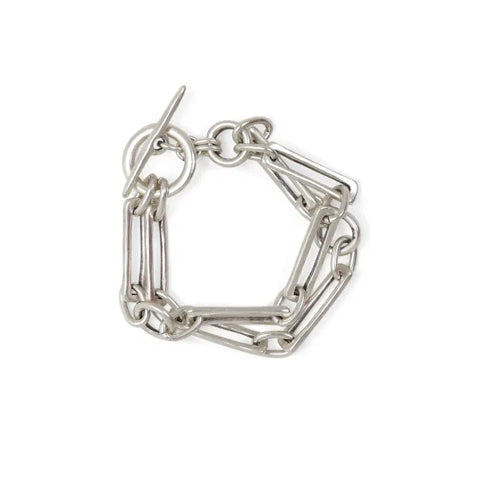 Handmade Pewter Link Bracelet