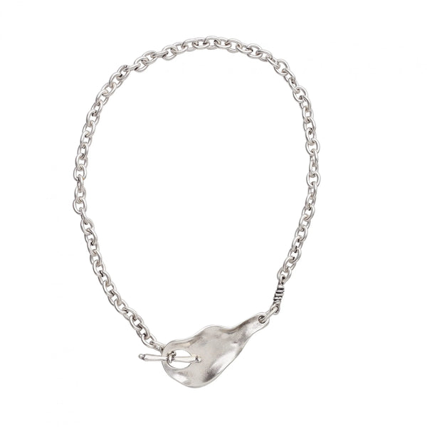 Handmade Pewter Necklace - Toggle