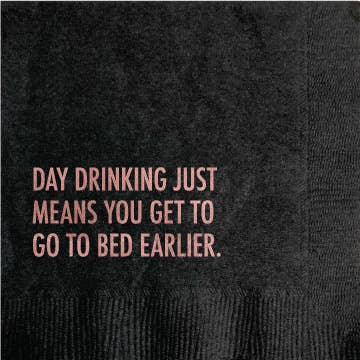 Day Drinking - Funny Cocktail Napkin