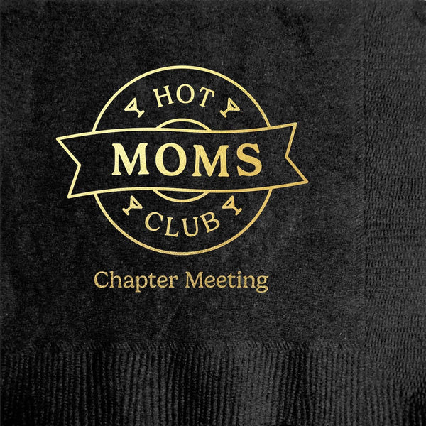 Hot Moms Club - Funny Cocktail Napkin