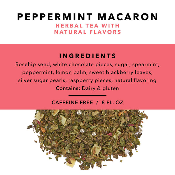 Peppermint Macaron Loose Leaf Tea Tins by Pinky Up