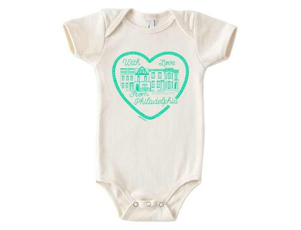 With Love from Philadelphia Baby One-Piece: 3-6 months