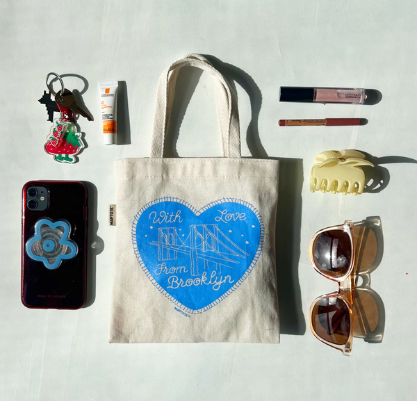 Philadelphia Heart Tiny Tote – Cotton Canvas, Made in USA
