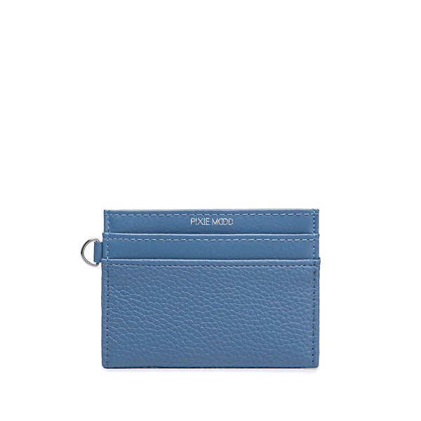 Alex - Recycled Vegan Card Holder -Muted Blue