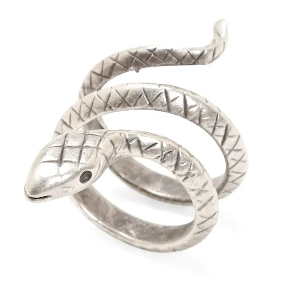 Handmade Brass Snake Ring