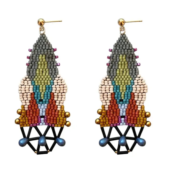 Just Art Baroque Earrings - Blush
