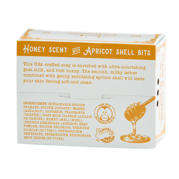 Honey Goat Milk 5oz pressed bar soap