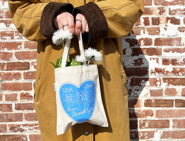 Philadelphia Heart Tiny Tote – Cotton Canvas, Made in USA