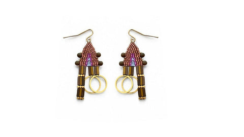 Amari Earrings - Espresso