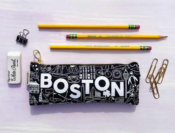 Philadelphia Pencil Pouch - Cotton Canvas, USA Made