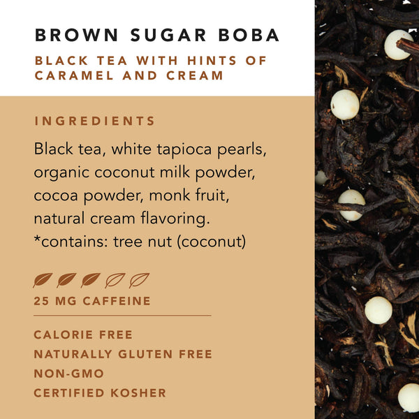 Brown Sugar Boba Tea In Sachets
