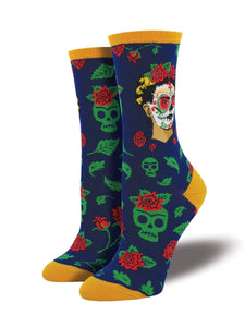 Frida Kahlo "Dia De Los Muertos " Socks