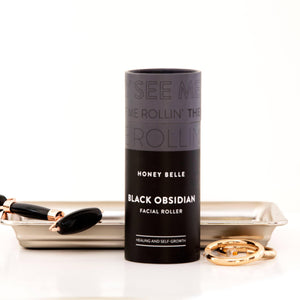 Black Obsidian Facial Roller | Natural Lifting Tool - Revival Phl