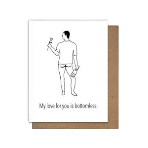 Bottomless Love Greeting Card