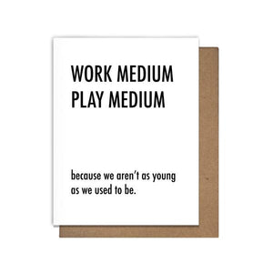 Work Medium Card
