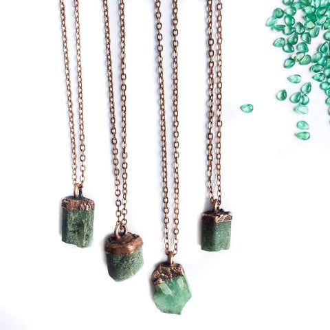 Emerald Crystal Necklace - Revival Phl