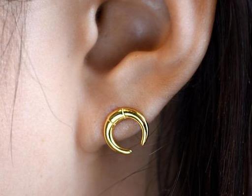 Horn Stud Earrings - Revival Phl