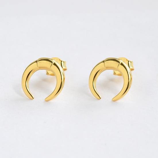 Horn Stud Earrings - Revival Phl