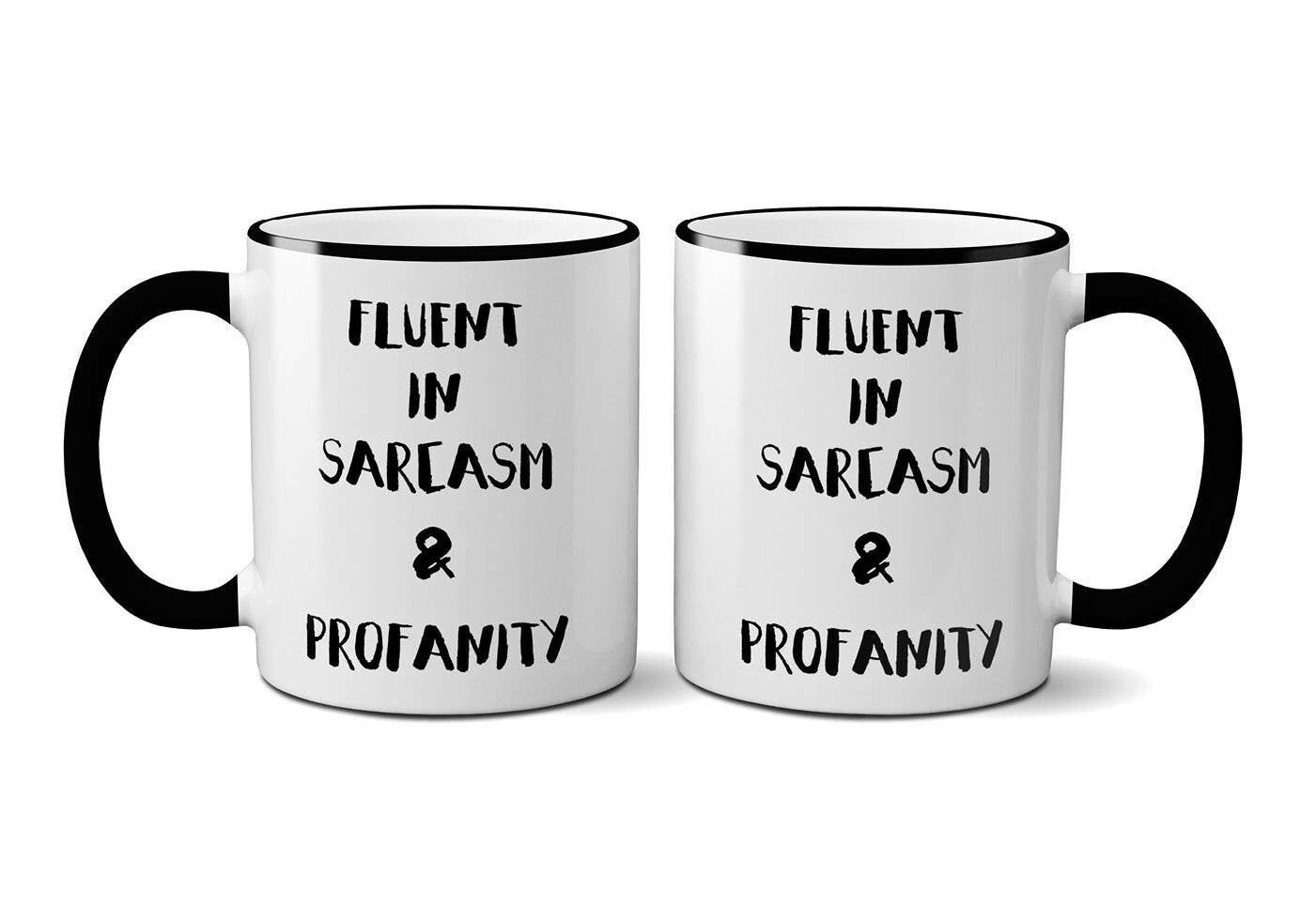 Sarcasm and Profanity Mug with Gift Box