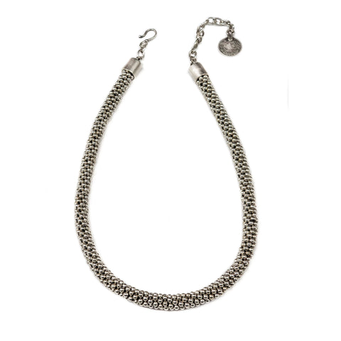 Handmade Pewter Necklace - Dots