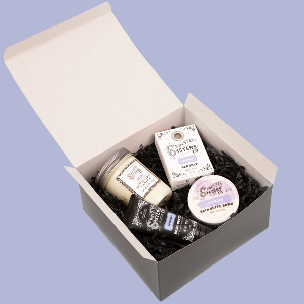 Gift Set - Lavender (Candle, Bath Bomb, Soap, Body Butter)
