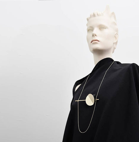 Libra Versatile Necklace: Gold Black