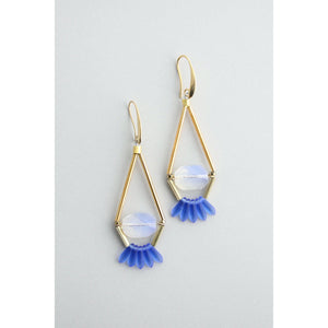 Blue & Opal Earrings