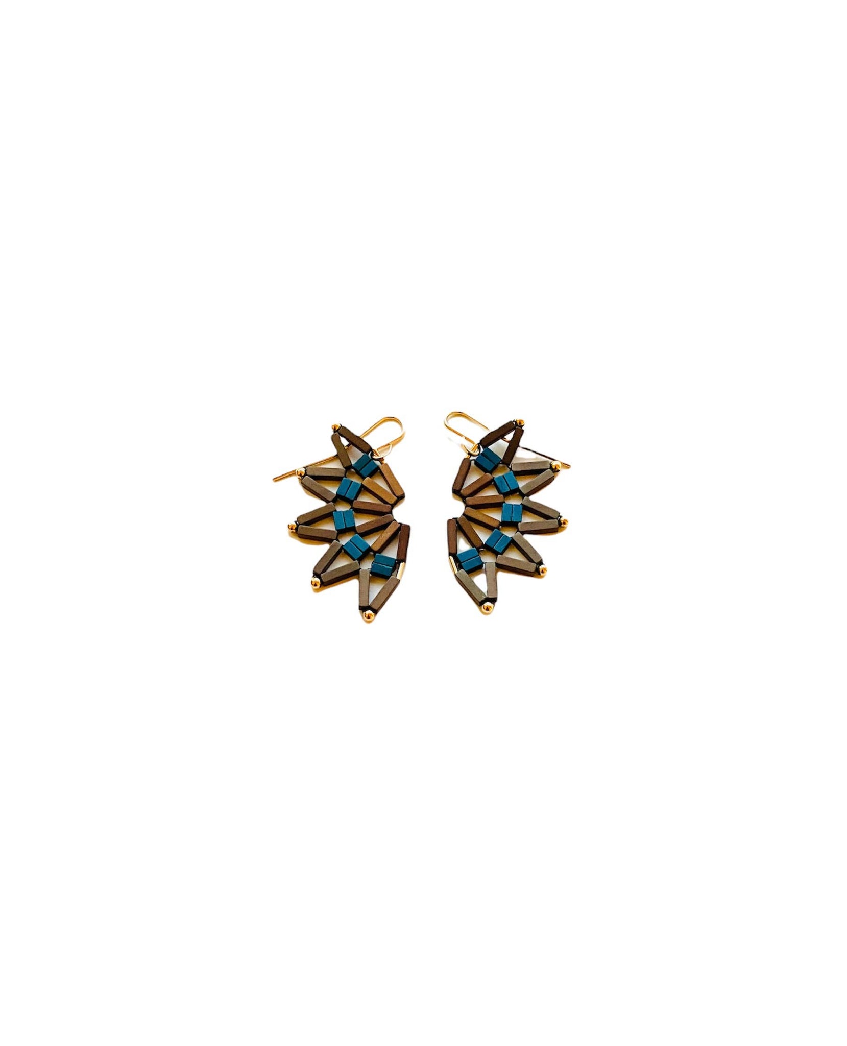 Wings earrings: Espesso