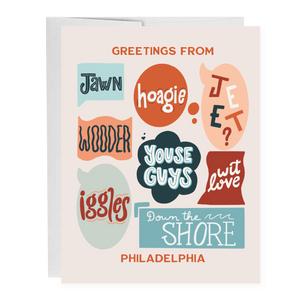 Philadelphia Slang and Sayings General Greeting Card