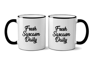 Fresh Sarcasm Daily Mug w/ Gift Box
