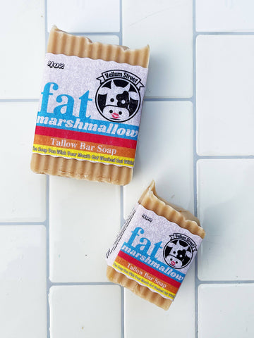 Fat Marshmallow BAR SOAP: 4 oz Full