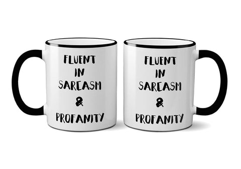 Fluent In Sarcasm Mug with Gift Box - Revival Phl