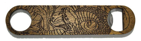 Serpent Wooden Bottle Opener - Revival Phl