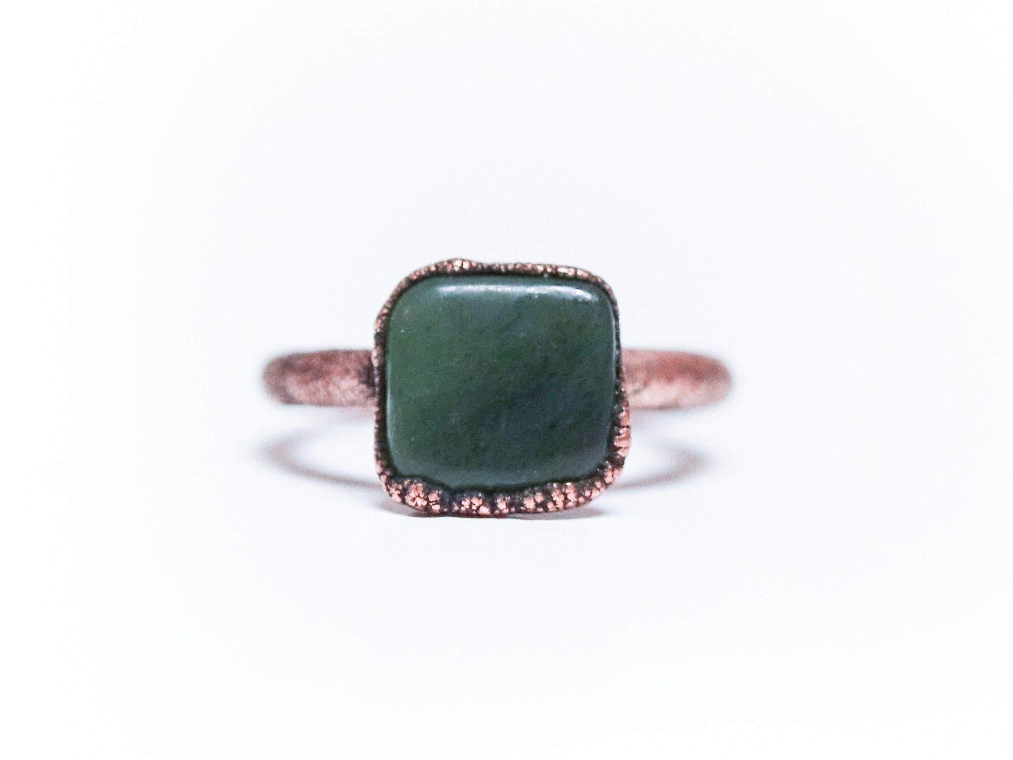 Genuine Jade Ring | Jade stacking ring