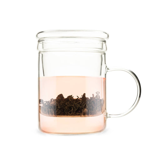 Blake Glass Tea Infuser Mug by Pinky Up