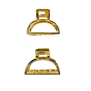 Pretty Gold Jaw Clips Set of 2