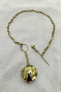 Handmade Bronze Necklace - Fortune