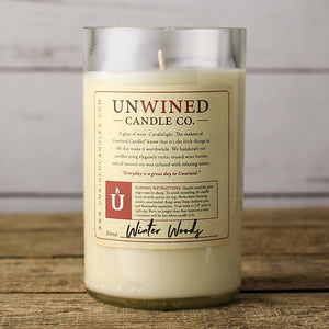 Winter Woods Signature Series - Wine Bottle Candle