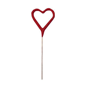 Bulk Mini Red Heart Sparkler 4" 24 pc