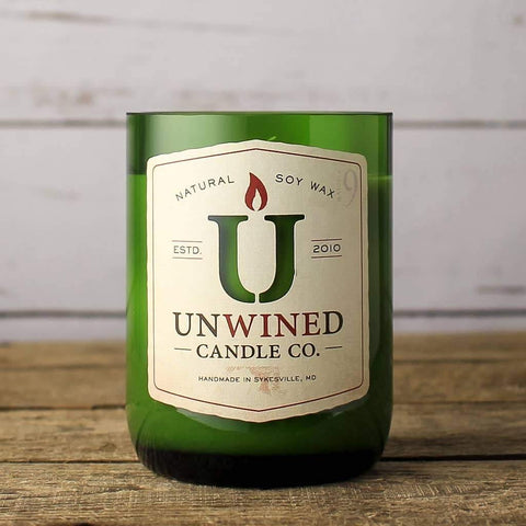 Unwined Candles - Spiked Pear Signature Series - Wine Bottle Candle - Revival Phl
