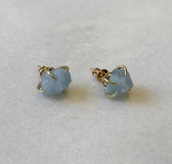Natural Stone Claw Stud Earrings - Revival Phl