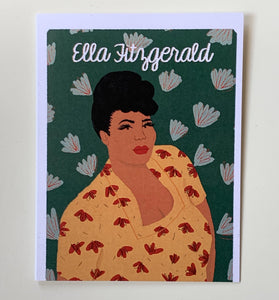 Ella Fitzgerald Greeting Card - Revival Phl