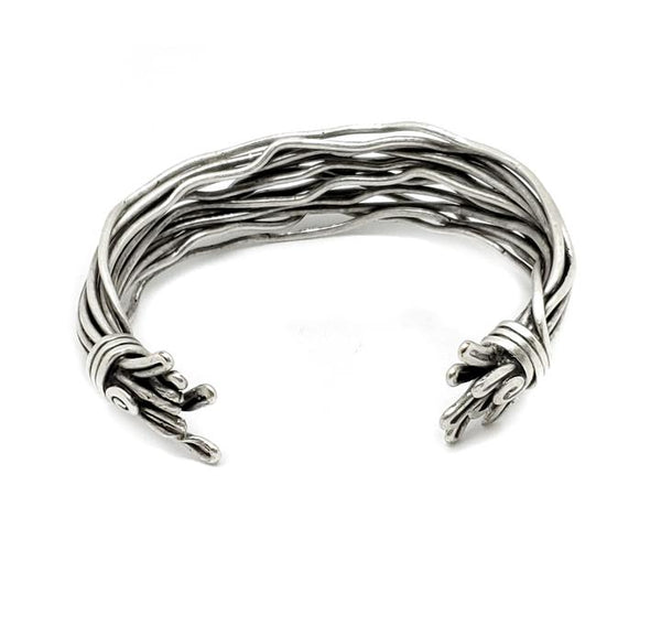 Pewter Wire Bracelet